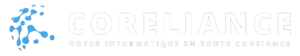 logo coreliance transparent blanc